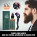 Beard Growth Kit for Men - Beard Roller, Oil, Balm, Styling Comb Set C - Perfect Birthday Father's Gift for Him - Buy Online on GoSupps.com