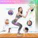 Jedebar Non-Slip Fabric Booty Bands - Purple-Heavy Resistance | 3 Strength Levels | Ideal for Glutes, Yoga, Pilates, and Physiotherapy - Buy Online on GoSupps.com