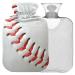 Naanle baseball pointed sport hot bottle with reference transparent hot water bottle 1l heat bottle for bed hand feet warmer pain relief warmth and cold therapy