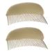2pcs Women Foam Hair Comb Hanging Volume Charming Beehive Styler Clip Party Bun Maker