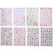 Nail Art Stickers Ladies Nail Stickers Self Adhesive DIY Nail Art Decorations Nail Art Decal Tools Nail Art Supplies - Buy Online on GoSupps.com