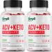 Simpli Health ACV Ketos Gummies (2 Pack) - 1050mg Apple Cider Vinegar for Healthy Weight Support - 120 Gummies, 30 Servings - Buy Online on GoSupps.com