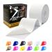 Sports Tape 1/2/5 Roll Relieve Muscle Soreness and Strain Shoulders Wrists Knees Ankles Elastic Waterproof Good Air Permeability Hypoallergenic 5cm*5m by SOONGO (White) Pack of 1 White