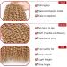 Xtrend Passion Twist Hair - 7 Packs 61cm Bohemian Braids for Distressed Locs Brown Water Wave Crochet Braiding Hair Synthetic Fiber 18 Strands/Pack (27#) - International Shipping Available - Buy Online on GoSupps.com