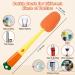 3-in-1 Bottle Brush Set for Cleaning Baby Bottles and Water Bottles - Includes Teat Brush - Bottle Cleaner Sponge Included - Buy Online on GoSupps.com
