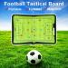 TXENCEX Football Coaching Board Coaches Clipboard Tactical Magnetic Board Kit Portable Strategy Coach Board with Dry Erase  Marker Pen and Zipper Bag - Buy Online on GoSupps.com