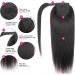 Ponytail Extensions Wrap Around Ponytail Brazilian Human Hair Straight Pony Tail Hair Extensions for Black Women Clip in Remy Hair Ponytail Hairpiece Natural Color for Women (Size : 16inches 100g) - Buy Online on GoSupps.com