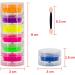 Duufin 24 Colors Nail Pigment Powder Set with 24 Eyeshadow Sticks - High-Gloss Fluorescent Glitter for Nail Art, Body, and Crafts - Buy Online on GoSupps.com