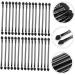 SOESFOUFU 30pcs Double Ended Eyeshadow Brush Makeup Blending Sponge Blush Stick Eye Makeup Wooden Handle Black - Buy Online on GoSupps.com