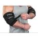 O'Toole Adjustable Support Elbow Compression Sleeve for Bench Press (1 Pair) - Elbow/Knee Brace for Bodybuilding Powerlifting Weightlifting Elbow & Knee Pain Tendonitis - Men & Women (XXL Black/Black) XXL Black/Black