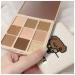 Beauty Palette Cute Dog Pearlescent Eyeshadow Palette 9 Color Matte Eye Plate Glitter Eye Makeup Palette Natural Waterproof Eyeshadow Palette Professional Eyeshadow Palette (Size:1)