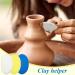 Clay Cleanup & Shaping Tools Sponges for Pottery Artists - Blue Yellow White (12 Pcs) - Buy Online on GoSupps.com