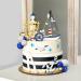 DRWATE Nautical Cake Topper Ship Lighthouse Blue White ball Cake Toppers Seagulls Anchor Rudder Cake Decorations for Nautical Theme Party Birthday Party Summer Ship Party Supplies (Style 01) - Buy Online on GoSupps.com