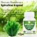  Morsan Healthcare Spirulina (Arthrospira platensis) Capsules | Pack of 60 x 500 mg Vegetarian Capsules | Natural Food Supplement | GMP Certified | Gluten-Free (120) - Buy Online on GoSupps.com