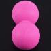 Pyugxab TPE Gym Fitness Ball Portable Massage Ball for Stress Relief & Improved Blood Circulation | Pink Therapy Exercise Ball - Buy Online on GoSupps.com