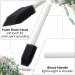200 Pack 1 Inch Foam Paint Brushes with Wood Handle - Bulk Sponge Black Foam Brushes for Painting, Crafts, Acrylics, Stains - Buy Online on GoSupps.com