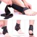 Adjustable Breathable Ankle Support Brace | Elastic Nylon Material | Ideal for Sports | Fits Most Sizes | Orange - Buy Online on GoSupps.com