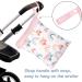 Maeau Reusable Wetbag Set - 2 Waterproof Diaper Bags (20x28cm & 30x40cm) | Stylish Baby Organizer with Nasal Pockets | 18 Patterns | Perfect for Gym & Kindergarten - Buy Online on GoSupps.com