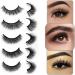 Reusable Self Adhesive Eyelashes Eyelashes Natural Look and No Glue or Eyeliner Needed False Lashes 2 Secs to Put on Gift for Women (5Pair-Mixed) - Buy Online on GoSupps.com