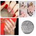 Niceneeded Nail Art Stamping Kit - 8 Round Plates Nail Stamp Scraper & DIY Tools for Creative Nail Designs - Buy Online on GoSupps.com