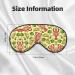 Lobster and Lemon Print Unisex Eye Mask | Soft Comfort Sleep Shade for Travel & Yoga - Buy Online on GoSupps.com