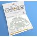 Cakeshop Cake Decoration Pack | Campervan 60s Theme Premium Double Sided Glitter Card Cake Topper & 25g Party Pack of Cake Sugar Sprinkles | Custom Name & Age Cake Decorations (Light Silver) Prime Glitter Card: Light Silver - Buy Online on GoSupps.com