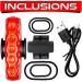 Keywell USB Rechargeable Bike Tail Light | Super Bright LED Rear Light for Cycling Safety | Water Resistant - Buy Online on GoSupps.com