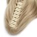 Tess Ponytail Hair Extensions - Clip-In Synthetic Wavy 12 (30cm) - 110g Medium Blonde for Braid Hair Part - Buy Online on GoSupps.com