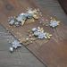 Gold Wedding Hair Combs Set - 4 Pearl & Rhinestone Bridal Accessories for Bride & Bridesmaids - Elegant Blue Hair Clips - Buy Online on GoSupps.com