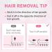 Facial Wax Strips Kit - 24 Strips for Eyebrow Shaping & Hair Removal at Home | Ideal for Sensitive Skin - Includes 4 Calming Oil Wipes - Buy Online on GoSupps.com