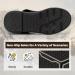 FitVille Diabetic Shoes for Women - Wide Width Slip-On Boots | Lightweight Adjustable Walking Shoes for Foot Pain Relief & Swollen Feet (Black 9 Wide - Buy Online on GoSupps.com