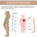 Women's 20-30 mmHg Compression Pantyhose 2 Pairs - Support Stockings for Varicose Veins - Large Size, Closed Toe - Buy Online on GoSupps.com