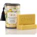  Cristalray Set of 2 Natural Handmade Ottoman Soap with Olive Oil in a Cylindrical Box Lemon Blossom 2 Pieces 75g - Buy Online on GoSupps.com