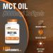 Bulksupplements MCT Oil Softgels - 240 MCT Coconut Oil Capsules - 80-Day Supply - Keto Pills - Buy Online on GoSupps.com