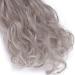 SEGO Clip-in Hair Extensions | Wavy Light Grey 24 (61cm) | 8 Wefts | Realistic Feel - Buy Online on GoSupps.com