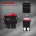DaierTek 30A 250V KCD2 KCD4 Rocker Switch DPST 4 Pin Red Lighted 120V Rocker Toggle Switch ON Off Heavy Duty T125-3Pack 125V - Buy Online on GoSupps.com