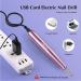 Adjustable Speed Electric Nail File Drill Set | Portable Manicure Pedicure Kit | 6 Bits 31 Sanding Bands | Ideal Gift for Beginners and Women | Corded Light Purple - Buy Online on GoSupps.com