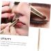 Housoutil Double Ended Lipstick Brush Lip Makeup Brush Blush Brush Portable Lipstick Applicator Brush for Makeup Beauty Kit Miss Applicator Brush Artificial Fiber Super Soft 12x1x1cm Golden - Buy Online on GoSupps.com