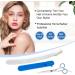 Premium Hair Cutting Scissors Set for Women | DIY Home Hair Cutting Tools for Bangs Layers & Split Ends - Blue Color - Buy Online on GoSupps.com