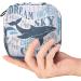 Whale On Wood Board Period Bag - Dream Higher Sanitary Napkin Storage for Women & Girls | Portable Menstrual Cup Holder - Buy Online on GoSupps.com