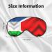 Costa Rica Flag Double-Sided Sleep Eye Mask | Comfortable Soft Blindfold with Adjustable Strap | Light Blocking Sleep Aid - Buy Online on GoSupps.com