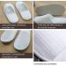 VASANA Hotel Slippers for Women & Men | 2 Pairs Soft Open Toe White Spa Slippers for Guests & Parties - Buy Online on GoSupps.com