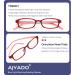 Women s Magnifying Glasses 2-Pack | Blue Light Blocking Reading Glasses | Flexible TR90 | 1.5x Red & Purple Readers - Buy Online on GoSupps.com