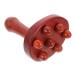 Beaupretty 1pc Particle Massager Abdominal Massager Wood Head Massager Multipurpose Tool Wooden Body Massage Device Manual Scalp Massagers Spa Neck Fitness Fragrant Wood Scroll Wheel Portable