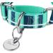 Adjustable Martingale Collar for Dogs - Heavy Duty Soft Blue-Green Plaid | Perfect for Large & Small Breeds - Buy Online on GoSupps.com