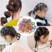 100 Pcs Ilamourcar Mini Multi-Colored Elastic Hair Ties for Kids - Soft Rubber Ponytail Bands - Buy Online on GoSupps.com