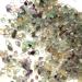 BIKHYY 500g Fluorite Gravel Rocks Bulk Crushed Stones Crystal Pebbles Natural Aquarium Gravel Decorative Polished Stone for Fountain Vase Filler Planters Decorative