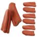 Didiseaon Embroidery Tools 10 Pairs Leather Finger Cots Protective Gear Work Finger Guard Leather Thumb Protector