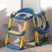 FAYDUDU Potty Training Seat with Step Stool Ladder,Toddler Potty Training Toilet for Kids Boys Girls-Comfortable Safe Potty Seat with Anti-Slip Pads Blue