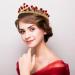 Girl Tiara Red Headband Women Tiaras and Crowns for Women Fake Rose Crown Red Tiara Rose Rhinestone Headband Girls Headbands Rose Rhinestone Crown Bride Crystal Bar Mitzvah - Buy Online on GoSupps.com